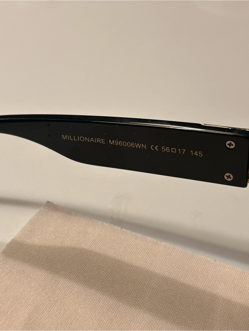 Louis Vuitton Black and Gold 1.1 Millionaires  Sunglasses with LV Accent - Picture 5 of 9